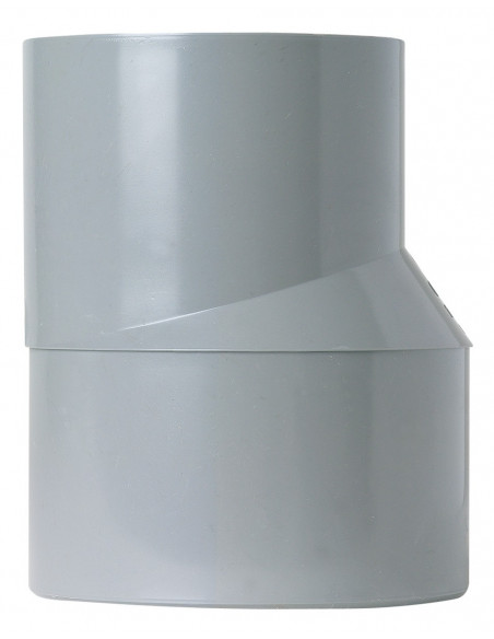 Réduction excentrée PVC D.125/100 Raccordement PVC excentré D.125/100 - Girpi