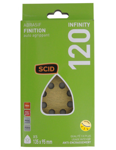 Patin INFI IRON G120 Patin de ponçage fer grain 120 - SCID