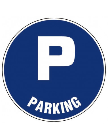 Disque Signalisation Parking D125 Signalisation parking durable et visible - NOVAP