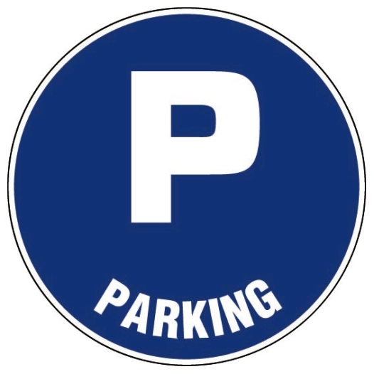 Disque plastique ø 30 cm parking