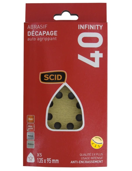 Patin iron auto-agrippant 135 x 95 mm 40 5