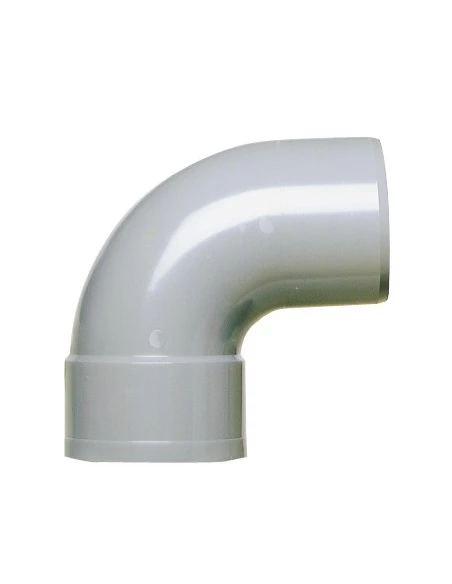 Coude PVC à 87°30 male/femelle 80mm