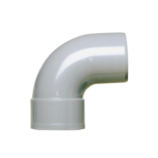 Raccord coudé à 87°30 d'évacuation - PVC - Simple emboîture - Mâle / Femelle 40mm - GIRPI