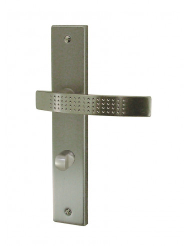 Poignée Monz Zamak Nickelé Ensemble poignée de porte intérieure en Zamak nickelé satiné - DT 2000