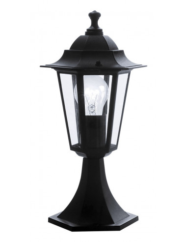 Laterna-borne D'extérieur Métal & Verre H38,5cm Noir Eglo - 9002759224721 - Eglo - 233390