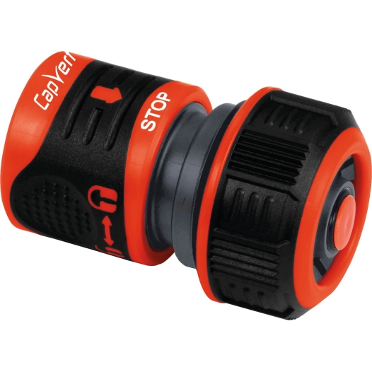 Raccord d'arrosage Rapide stop eau bimatière d 15mm - CAPVERT