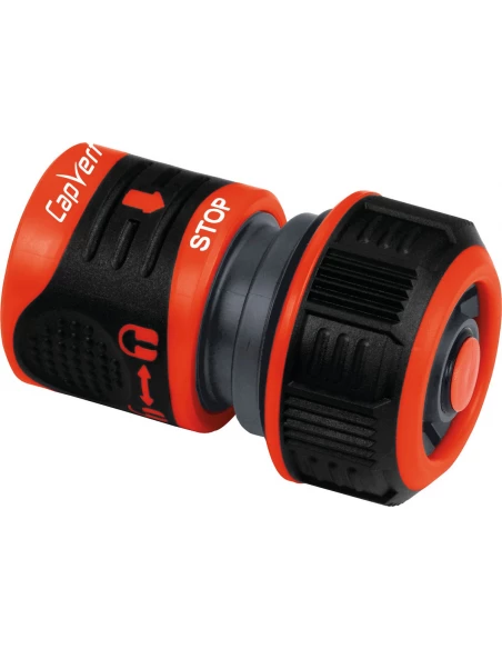 Raccord d'arrosage Rapide stop eau bimatière d 15mm - CAPVERT