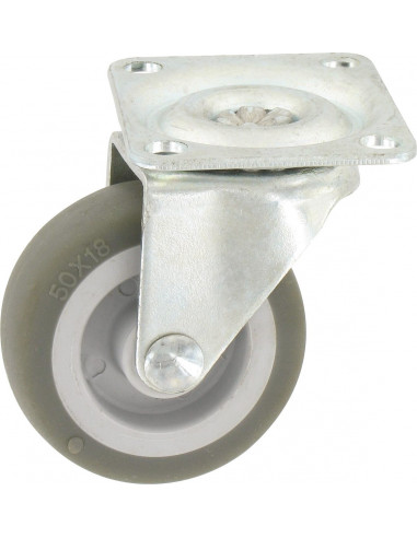 Roulette pivotante 50mm Zing Mobilité et robustesse pour meubles et équipements légers. - Guitel Hervieu