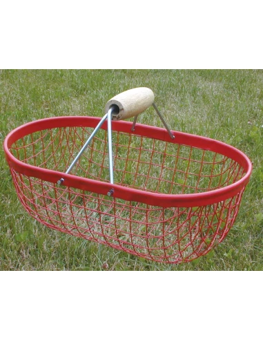 Panier rouge de ramassage 7 l 33 x 20 x 24