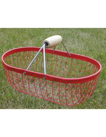 Panier rouge de ramassage 15 l 42 x 28 x 28