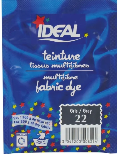 Teinture tissu main-machine gris n°22