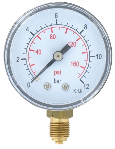 Manomètre 12 bar radial 12 x 17 50