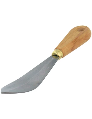 Couteau à mastiquer-poignard courbe