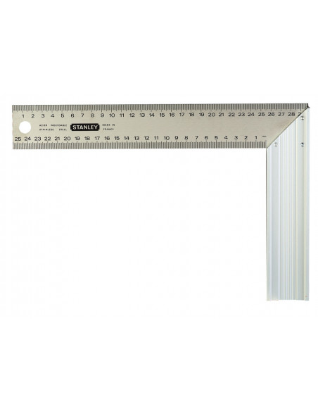 Équerre de menuisier Inox Stanley 250mm Acier inoxydable 250mm - Stanley