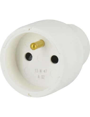 Fiche plastique 2p+t 16 a femelle sortie du cable par l'arrière - LEGRAND