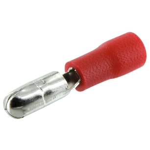 Fiche cylindrique rouge male 4 10