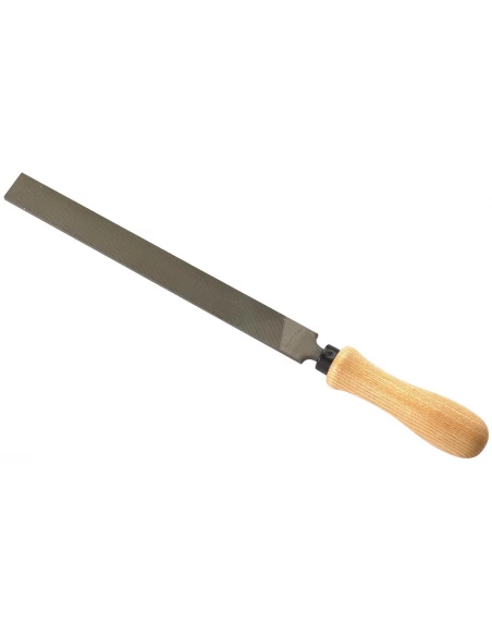 Lime plate à main manche bois demi-doux 200