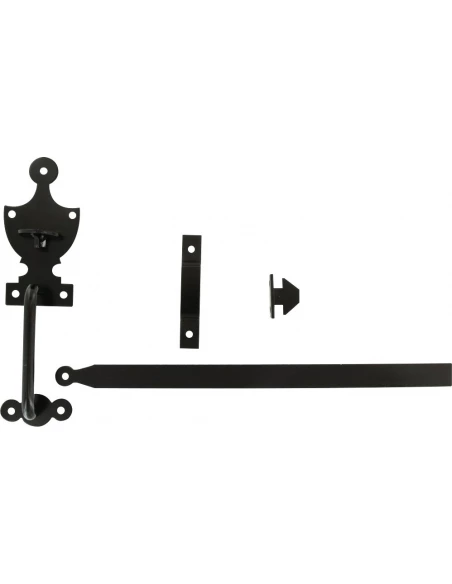 Loquet poucier noir de porte à bascule - MONIN