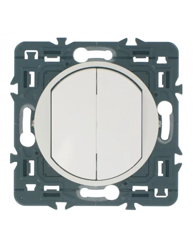 Double Va-et-vient 10 A Legrand - Céliane - Blanc