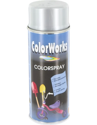 Peinture brillante aérosol 400ml br alu meta