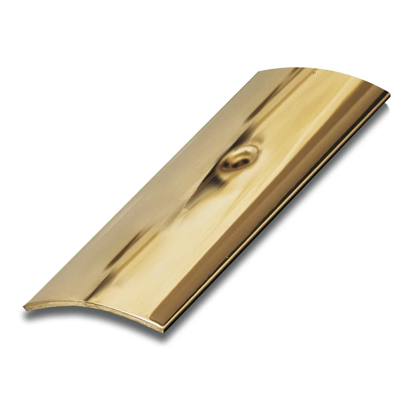 Bande de seuil adhésive laiton poli 30 x 0,83