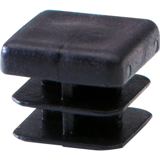 embout rentrant noir 20x20 c/4