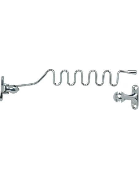 Entrebailleur de fenêtre universelle serpentin chromé