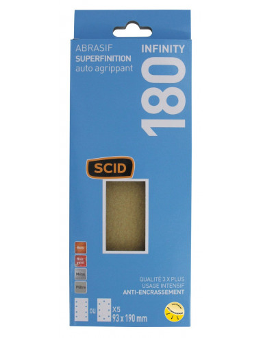 Patin Abrasif SCID G180 Ponçage fin haute performance - SCID