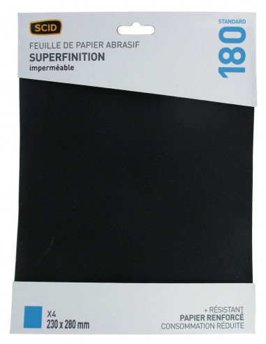 Feuille Imperméable SCID Format 230x280mm, 180g/m², Lot de 4 - SCID
