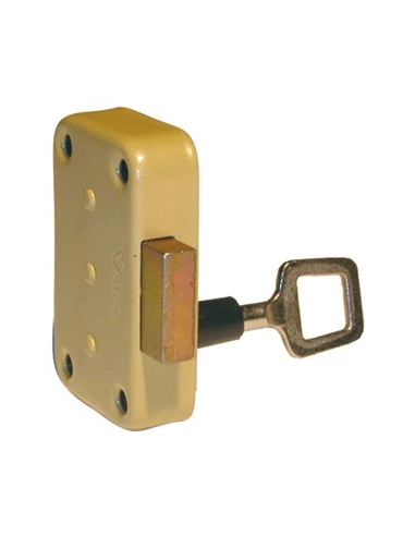 Serrure de sureté 3 gorges pour boîtes aux lettres droite