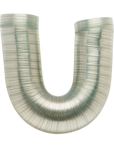 Gaine Flexible Alu D100x1.5m Ventilation Aluminium Flexible - Strulik