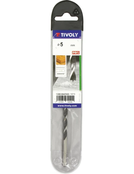 Mèche à bois industrie graduée slr trois pointes 1 5 86