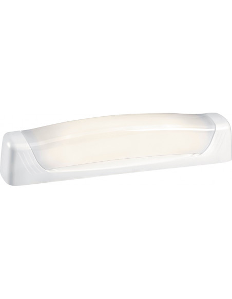 Reglette de salle de bain ip21 - classe 1 avec interrupteur et prise 16 a hors volume