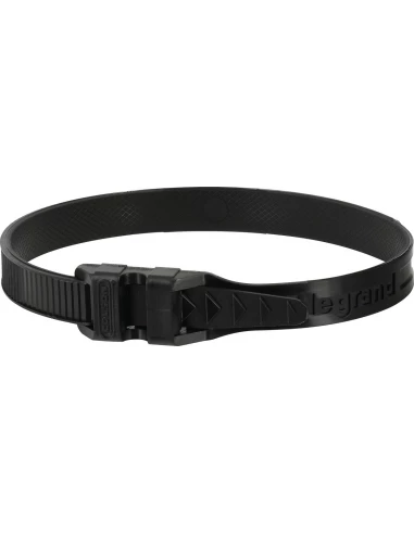 Collier Serre-câble noir denture exterieure 180 x 6 45