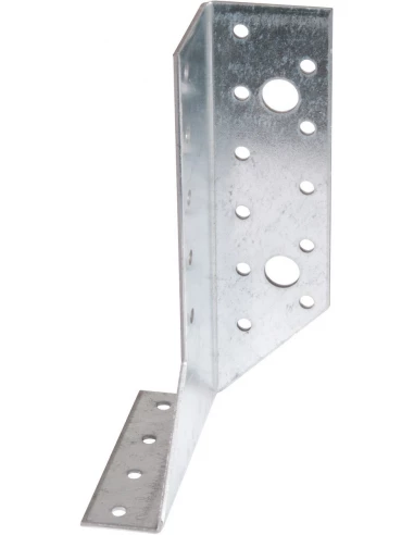 Support en u galvanisé à écartement variable 25 x 140 droite