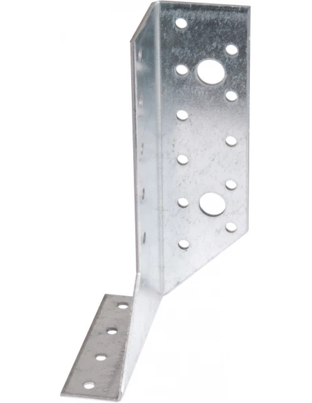 Support en u galvanisé à écartement variable 25 x 140 droite