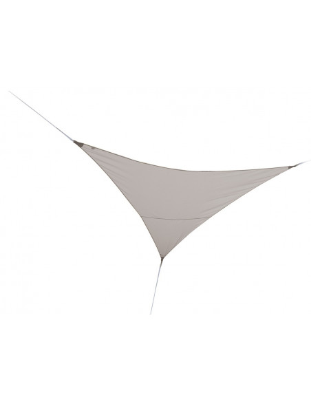Voile d'ombrage triangulaire l 5 m taupe