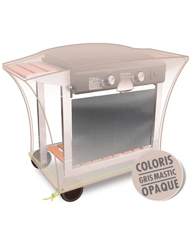 Housse de protection de mobilier de jardin meuble plancha l 1,1 x l 0,6 x h 0,6