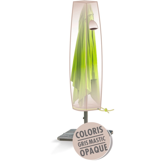 Housse de protection de mobilier de jardin parasol droit ø 0,25 x h 2