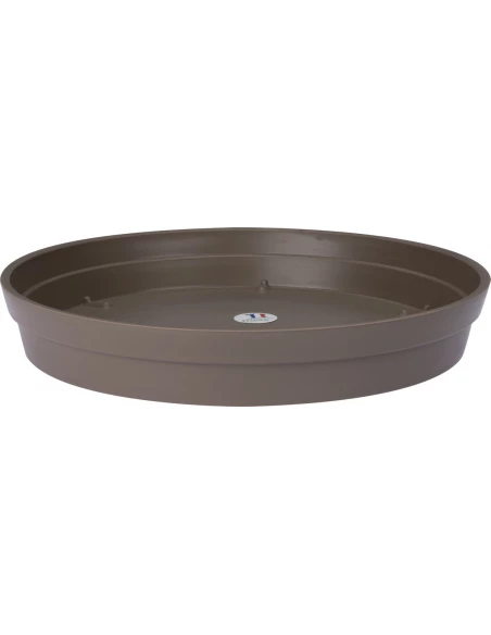 Soucoupe gamme pop taupe pour pot 23 l 28