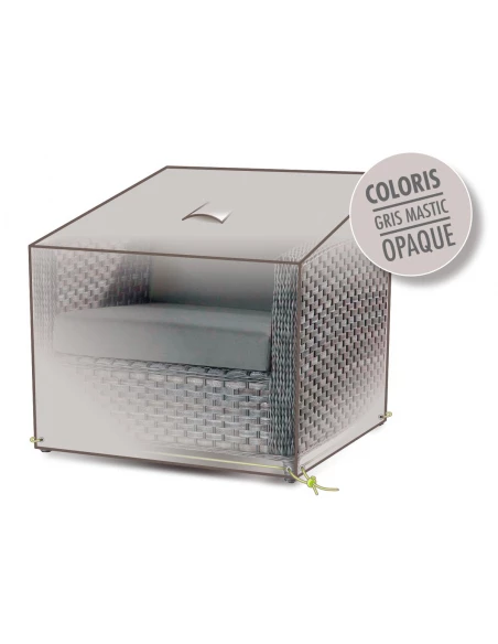 Housse de protection de mobilier de jardin fauteuil l 0,85 x l 0,85 x h 0,75