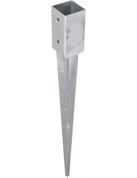 Ancre de poteau à enfoncer 750 ancre tube 71 x 71