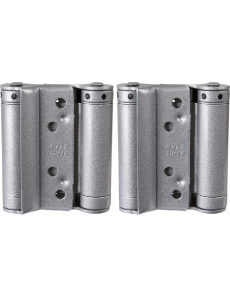 Charnière à ressort double action zamak 125 h (mm)