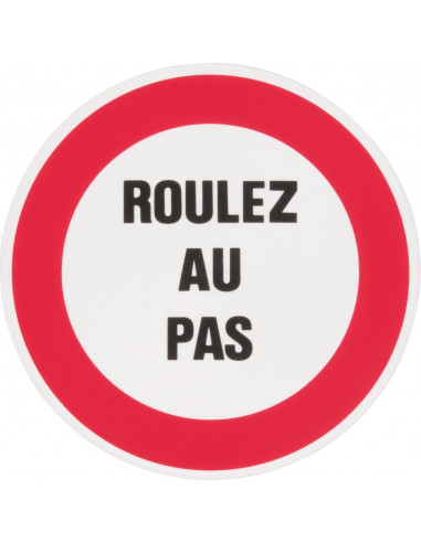 Disque Roulez au Pas Novap Signalisation routière de sécurité durable - NOVAP