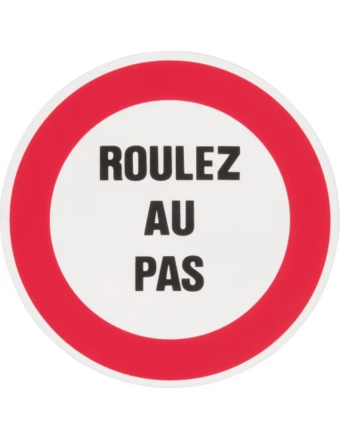 Disque plastique ø 30 cm roulez au pas