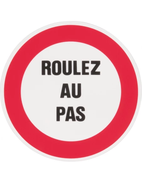Disque plastique ø 30 cm roulez au pas