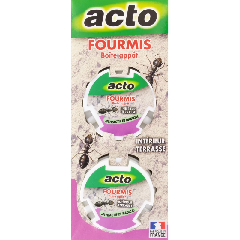 Fourmis appat boîte 2 x 10 g - ACTO