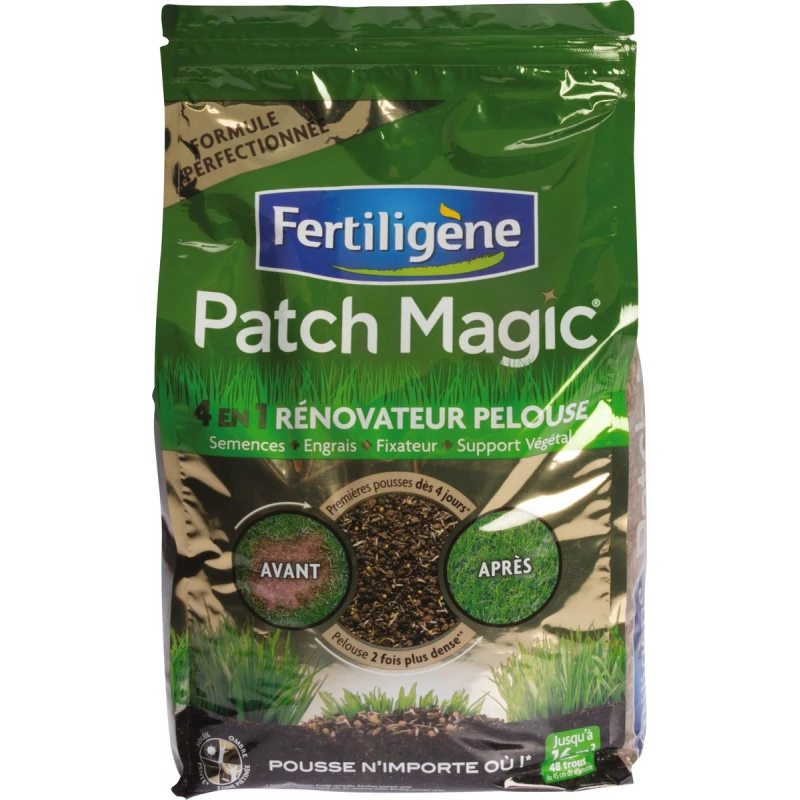 Patch magic 4 en 1 rénovateur pelouse 3,6 kg - FERTILIGENE