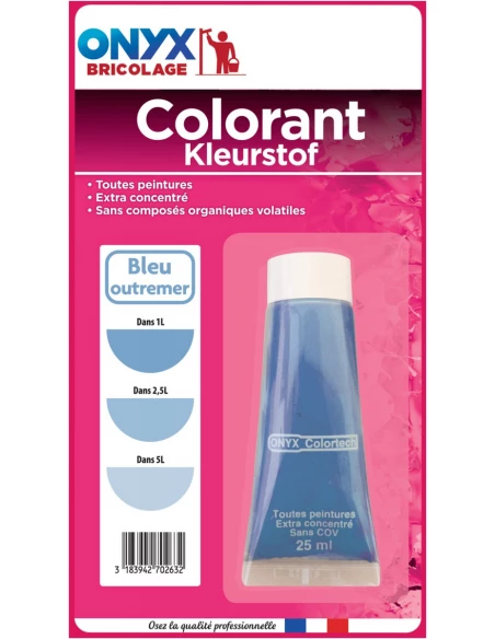 Colortech colorant peinture 25ml bleu outremer - ONYX de ARDEA