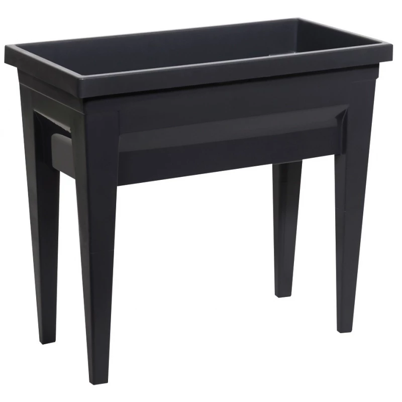 Espace potager sans serre vegetable longueur 76 cm largeur 38,5 cm hauteur 68 cm gris anthracite - E